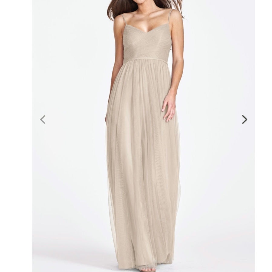 Watters & Watters Lewis Bridesmaid Maxi Dress in Sandstone