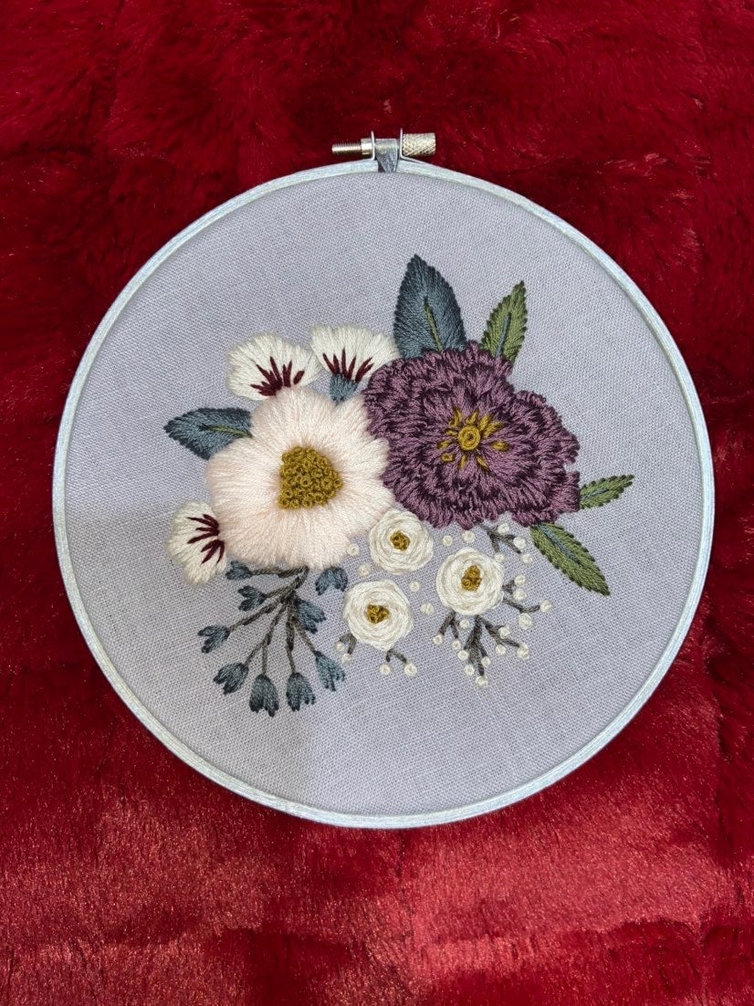 Flower embroidery