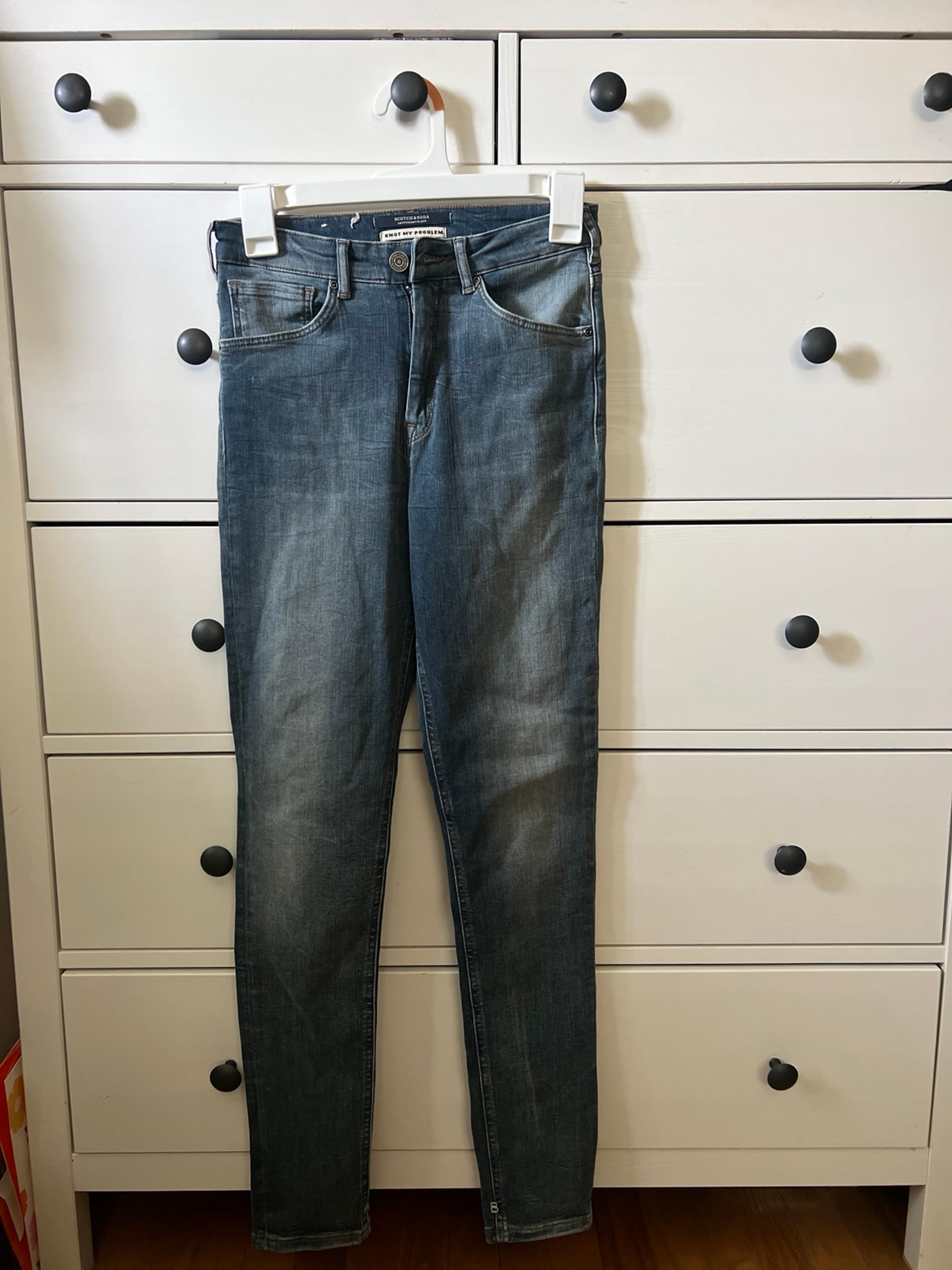 Scotch & Soda Knot My Problem Skinny Haut High Rise Jeans 26 x 32