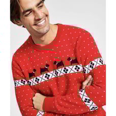 Charter Club Sweater Men's Size Small Scottie Dog Holiday