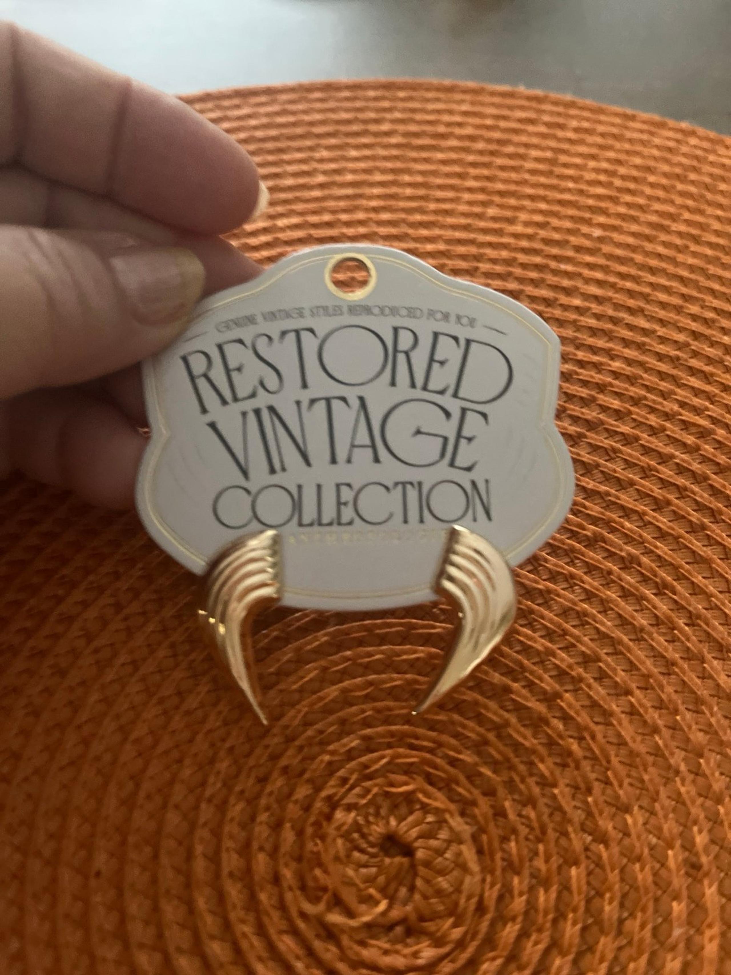 NWT Restored Vintage Collection Earrings by Anthropologie $44