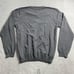 Peter Manning Sweater Size 4 (Large) 100% Merino Wool V Neck Knit Pullover Gray