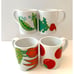 Zak Designs Ceramine 4 cups Melamine Vegetable Pea Carrot Tomato Turnip Radish