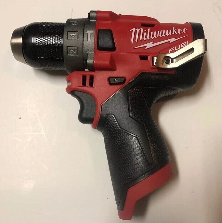 MILWAUKEE 2504-20 M12 12V 12 Volt Li-Ion FUEL Brushless 1/2 Hammer Drill
