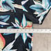 Rip Curl Shirt Men Medium Black Flora Hawaiian AOP Reverse Print Surf Beach NWOT