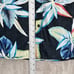 Rip Curl Shirt Men Medium Black Flora Hawaiian AOP Reverse Print Surf Beach NWOT