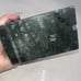 VTG Marble Bookend Green Heart Heavy
