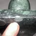 VTG Marble Bookend Green Heart Heavy