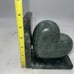VTG Marble Bookend Green Heart Heavy