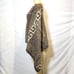 Classy Classic Retro Brown Beige Asymmetrical Poncho Shrug Cardigan Wrap One siz