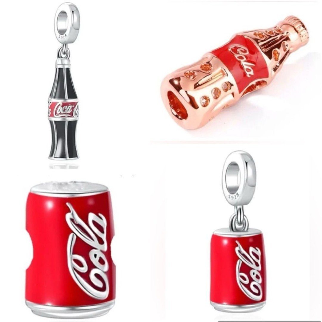 4 Pandora Cola Charms