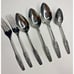 National Valinda 6 PCS Spoon Fork Stainless Flatware Replacement MCM VTG