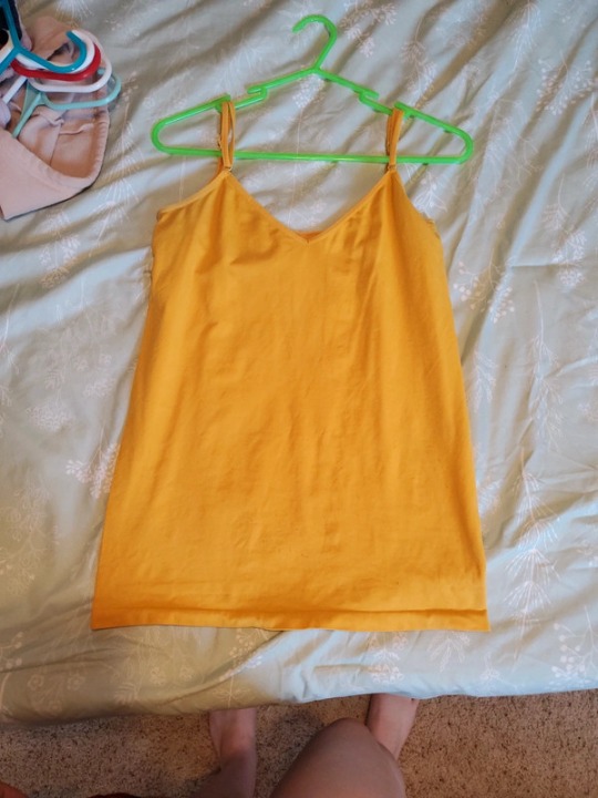 Tank Mustered yellow tank top Vintage tank top