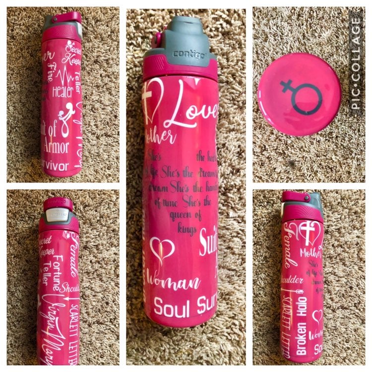 Contigo Water Bottle Custom