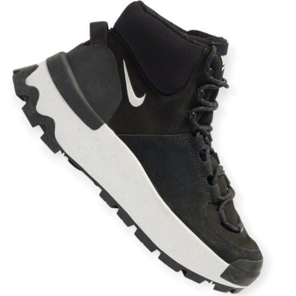 Nike City Classic Women's Lace-up Sneaker Boots Black Size 10 NEW
