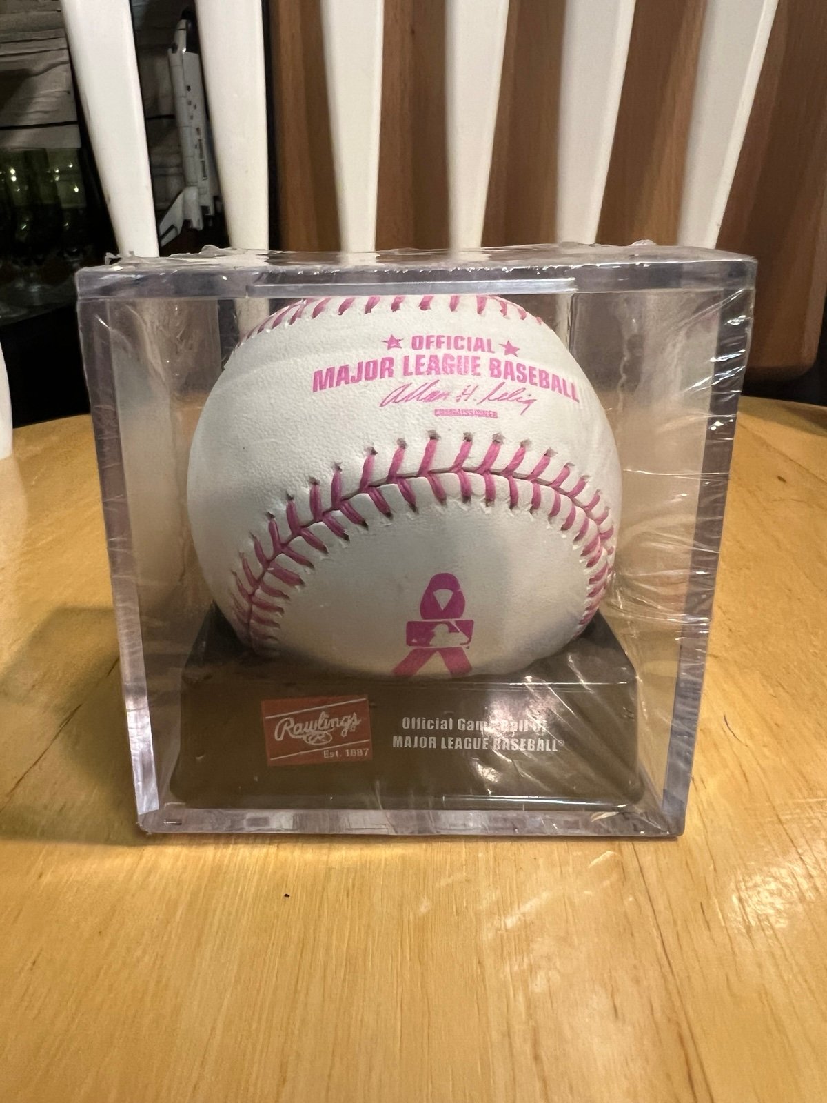 Breast Cancer Mother s Day MLB Baseball, New & Sealed! Scarce
