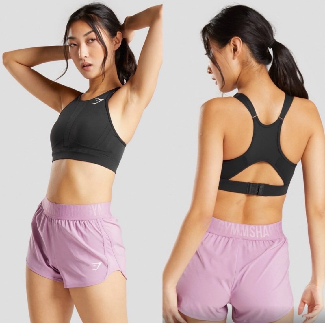 Gymshark Mesh Neckline Training Sports Bra