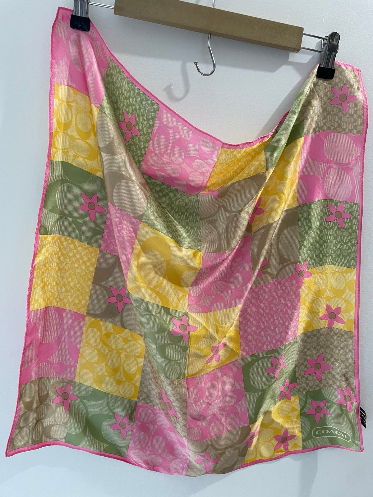Coach silk scarf