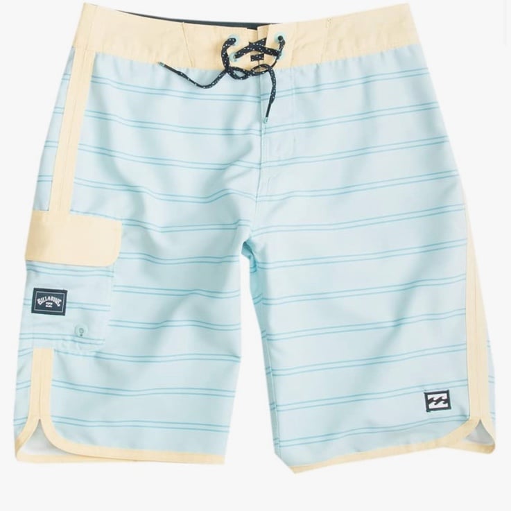 Billabong 27 Boardshorts Boys Guideline Update Boardshorts Light Blue NWT