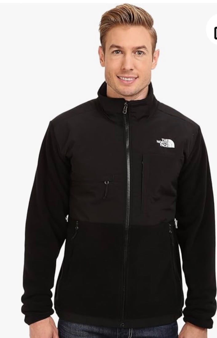 The North Face Men’s S Black Denali Polartec Fleece Jacket Size M