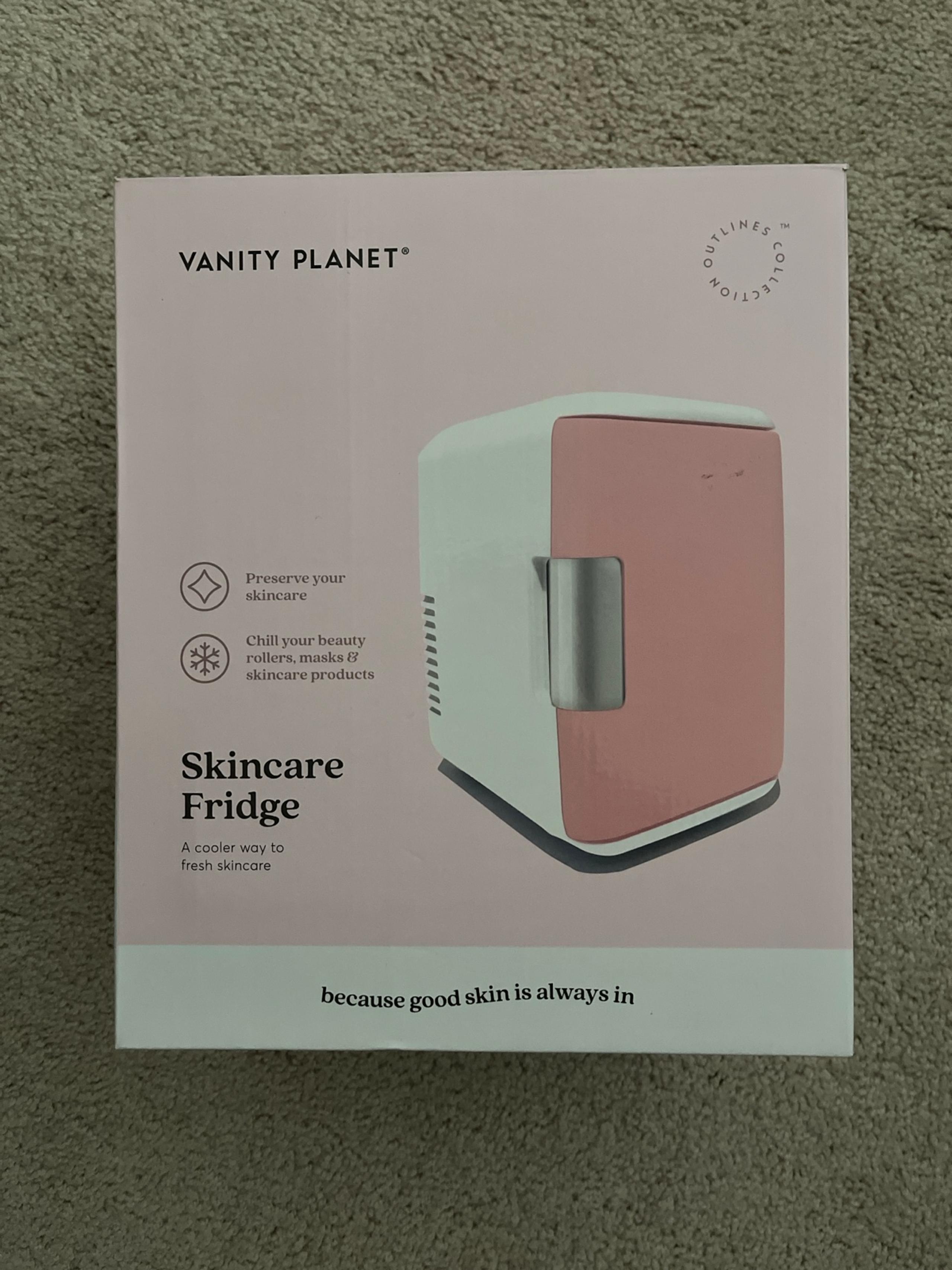 Vanity planet skincare fridge