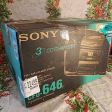 Sony CFD-646 CD Radio Casette Recorder