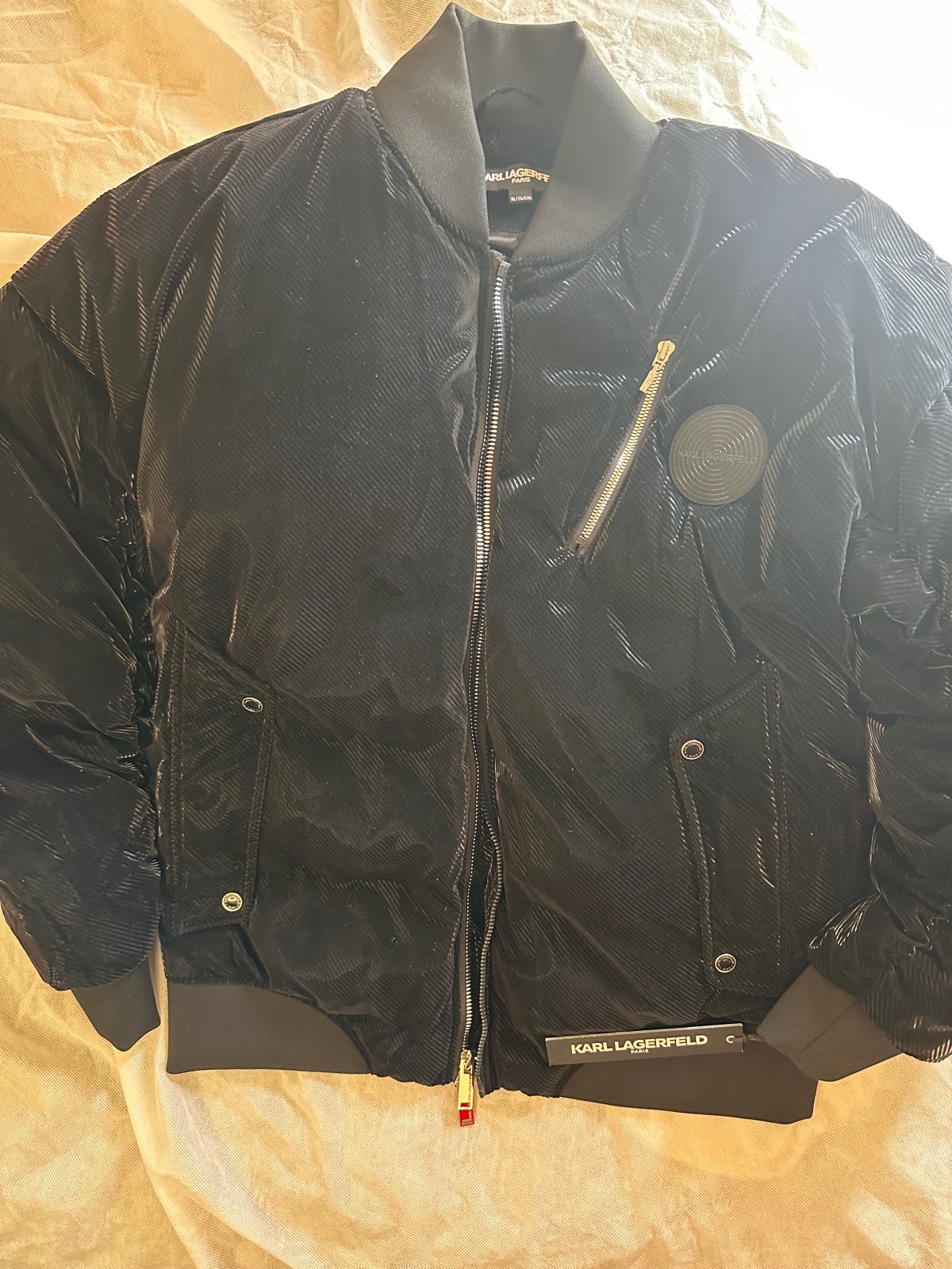 Karl Lagerfeld puffer/ bomber jacket