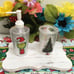 Grinch soap dispenser/Grinch bathroom decorations