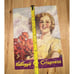 Vtg 1933 Kellogg's For Crispness Puzzle Lady Holding Flower Bouquet 8 x 6 -2