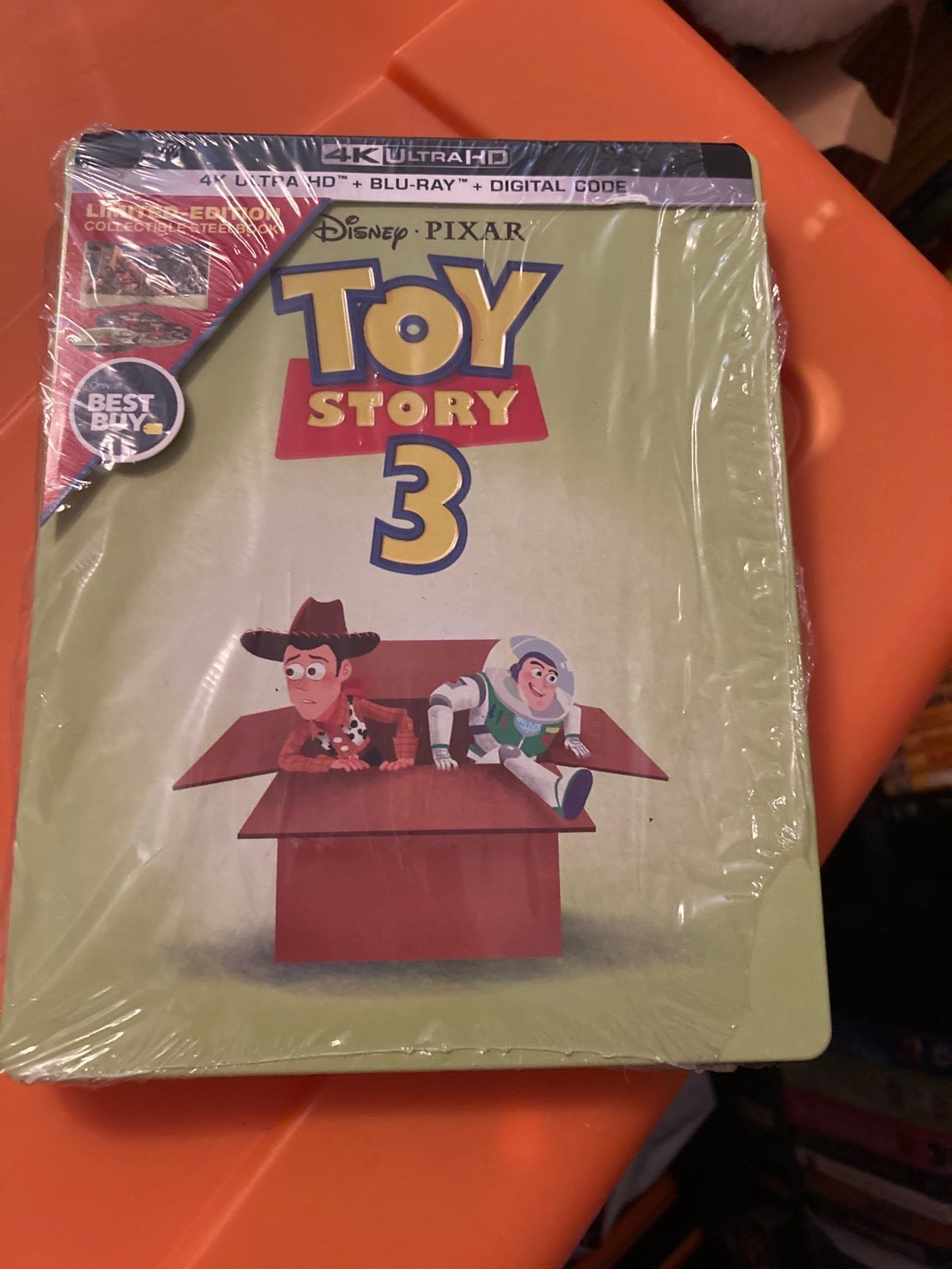Toy story 3 Best Buy exclusive blu ray dvd steelbook no digital disney pixar