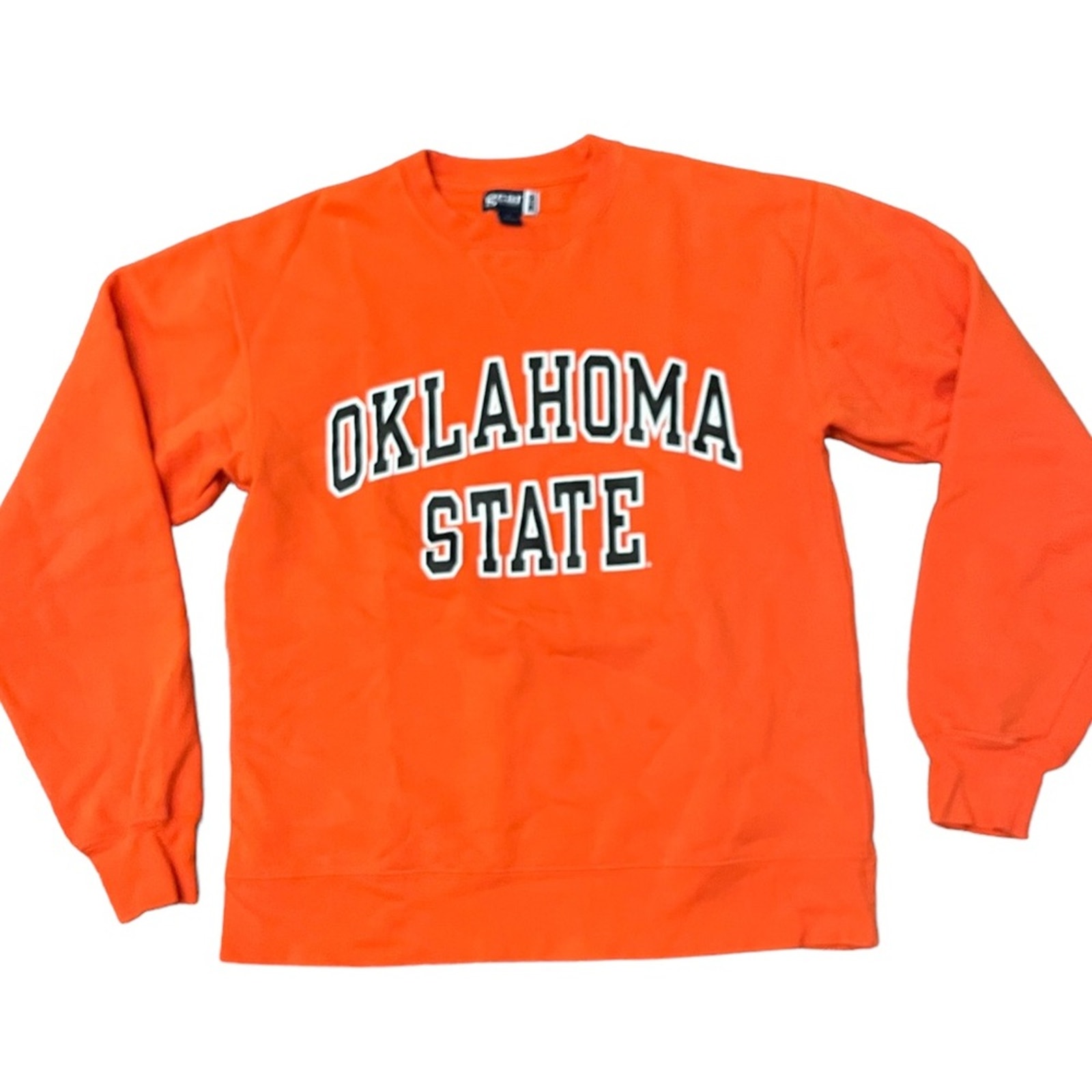 90s Lady's Oklahoma State University Crewneck Orange Sweatshirt Sz Small