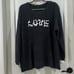 TORRID PLUS Charcoal Gray “Love” Sweater