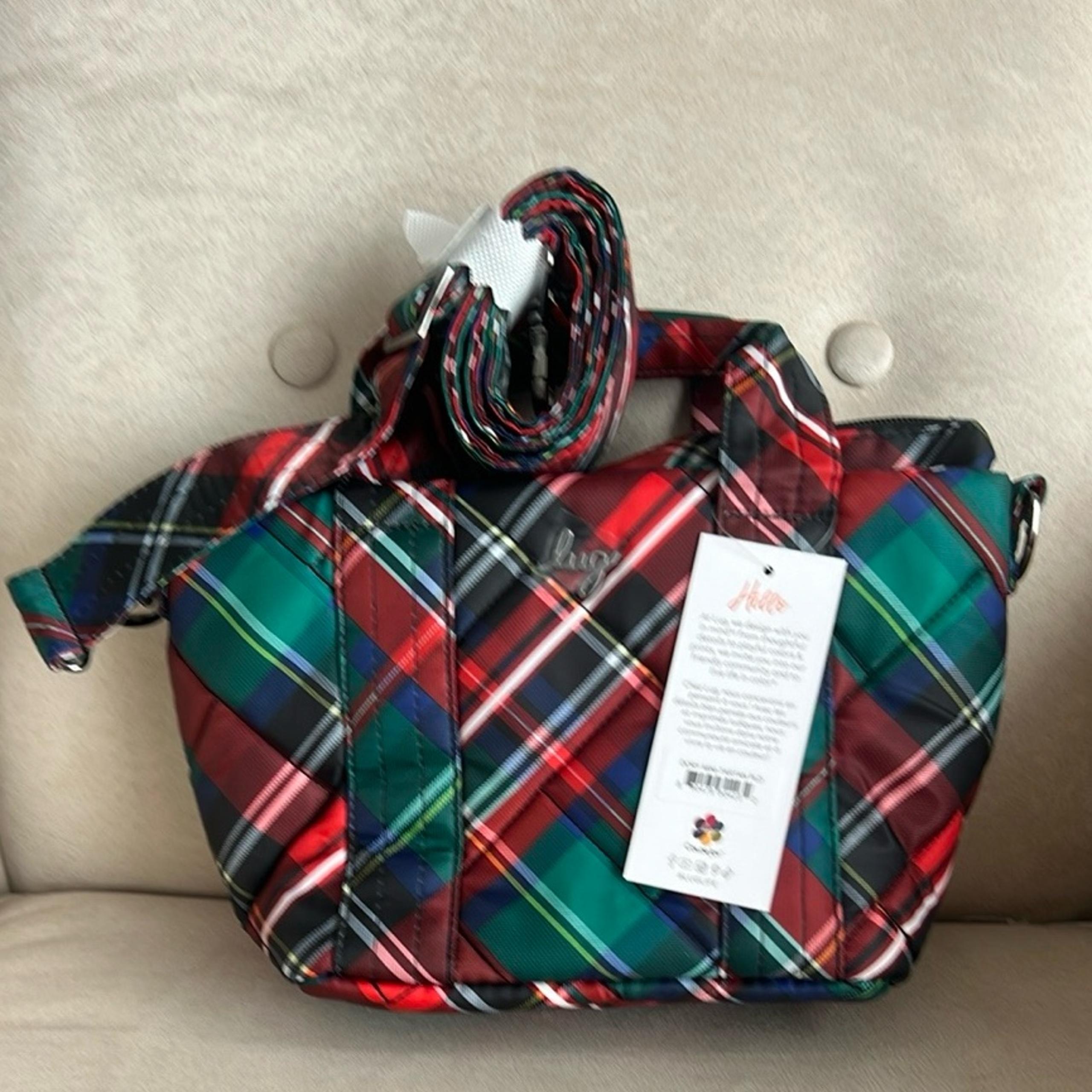 NWT Lug Dory Mini Crossbody Bag in Tartan Plaid