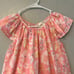 Loveshackfancy pink floral print Lou button back dress size 8-9Y