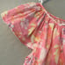 Loveshackfancy pink floral print Lou button back dress size 8-9Y
