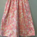 Loveshackfancy pink floral print Lou button back dress size 8-9Y