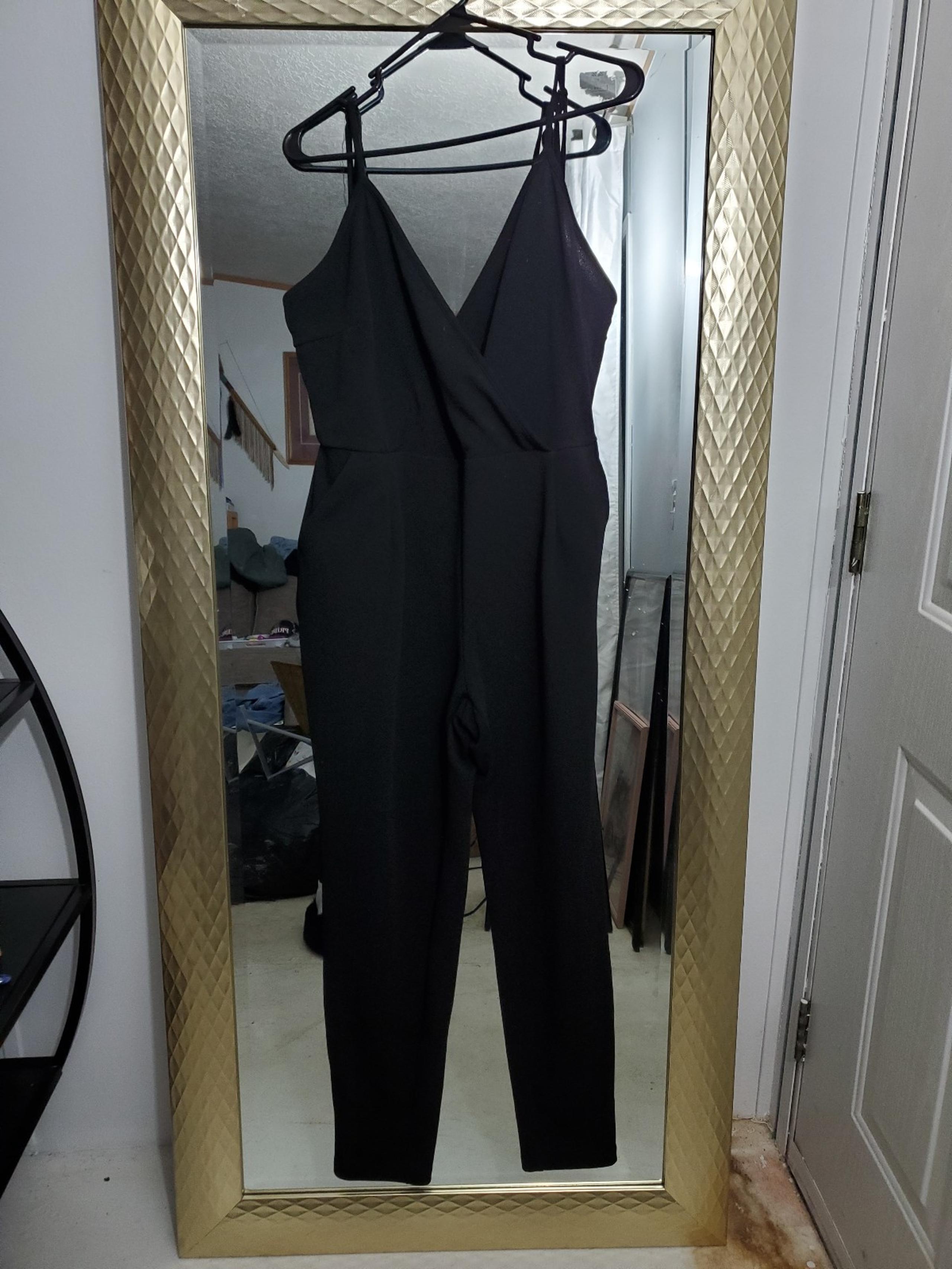 Black pant jumpsuit