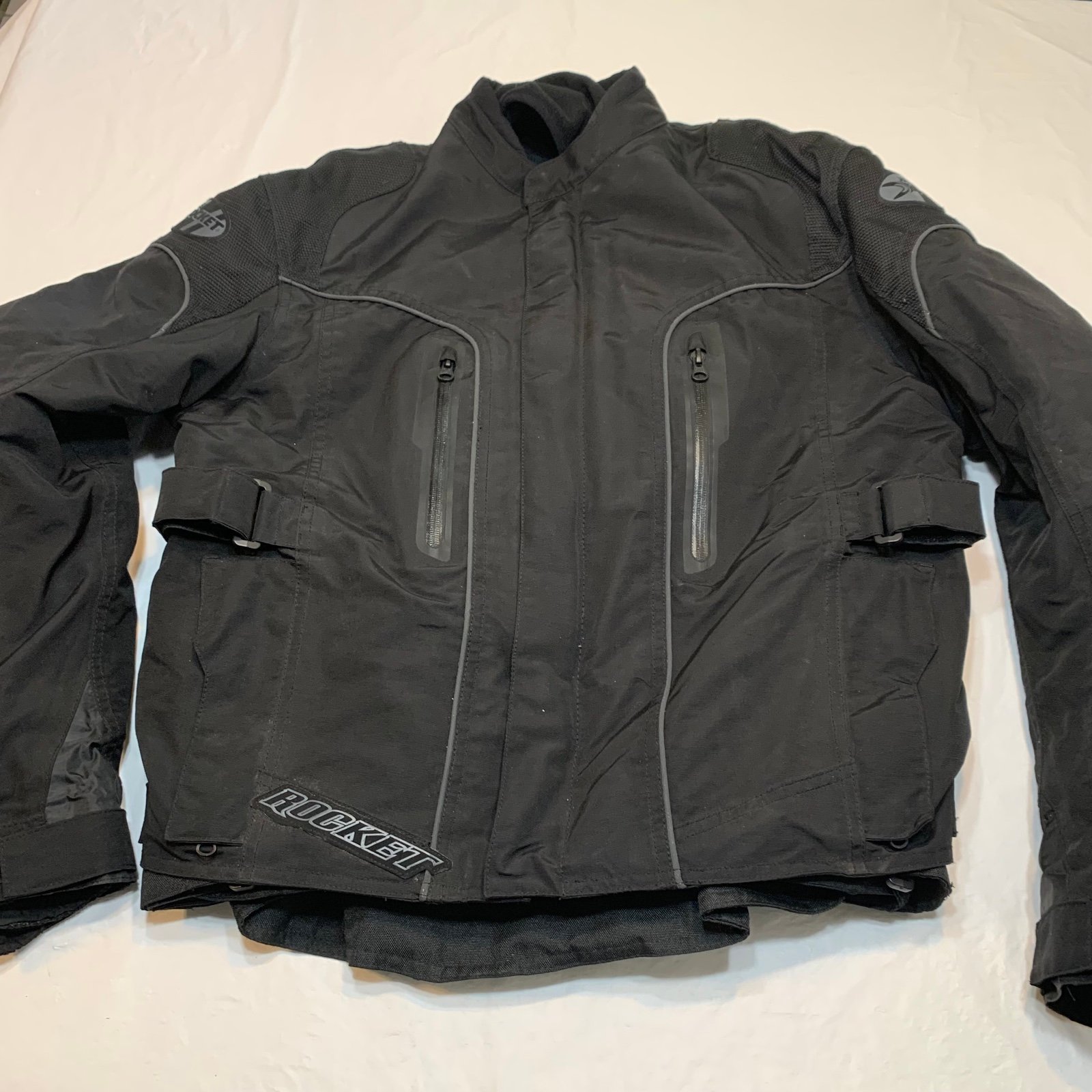 Joe Rocket Black Lined Interchange Jacket Men’s Medium