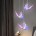 Acrylic Butterfly Pendant Lamp Nordic Bedroom Bedside Hanging LED Ceiling Chande