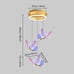 Acrylic Butterfly Pendant Lamp Nordic Bedroom Bedside Hanging LED Ceiling Chande