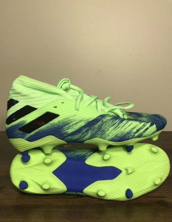 New Men's Adidas Nemeziz 19.3 FG Soccer Cleats Size 8.5 Green FV3988 Nemesis New Men's Adidas Nemeziz 19.3 FG Soccer Cleats Size 8.5 Green FV3988 Nemesis