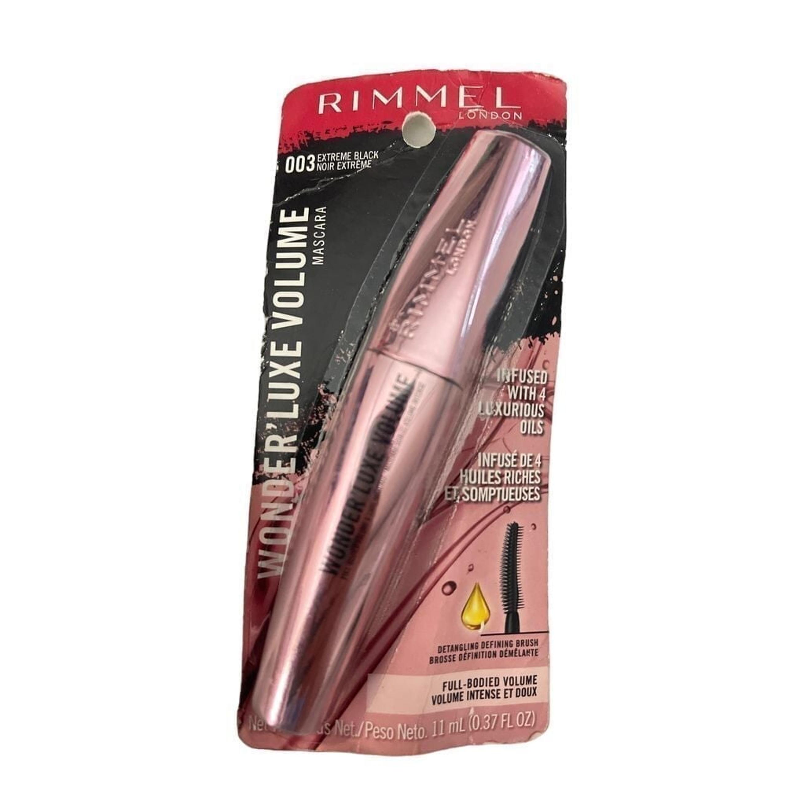 Rimmel Wonder'Luxe Volume Mascara Extreme Black 003 Lash Enhancing FormulaO-3