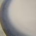 Martha Stewart PERRY STREET BLUE Reactive Blue Band Stoneware Salad Plate Set 4