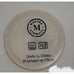 Martha Stewart PERRY STREET BLUE Reactive Blue Band Stoneware Salad Plate Set 4