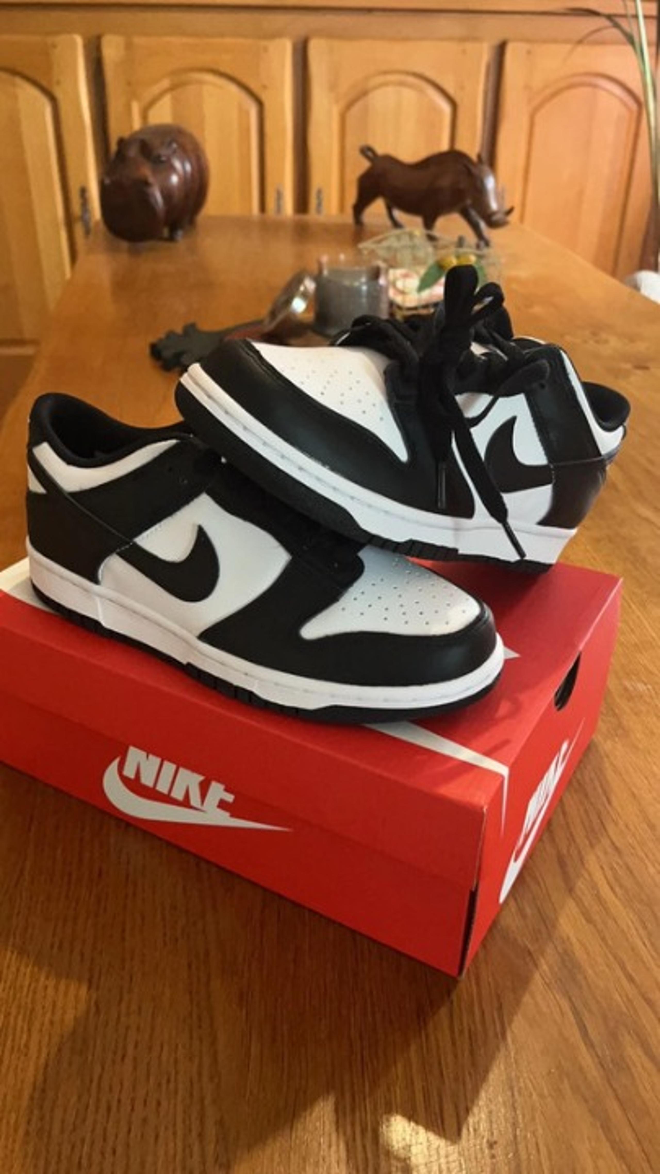 Nike Dunk Low Black White Size 10 Men's Shoes.