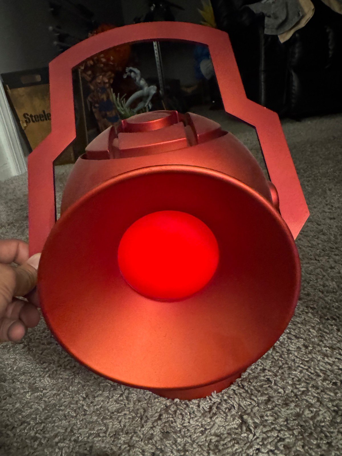 1:1 Scale Justice League Of America Red Lantern Power Battery Prop Replica