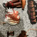 15 Western Theme Resin Ornaments 2 Cowhide Stockings, And Some Small Boot Lights