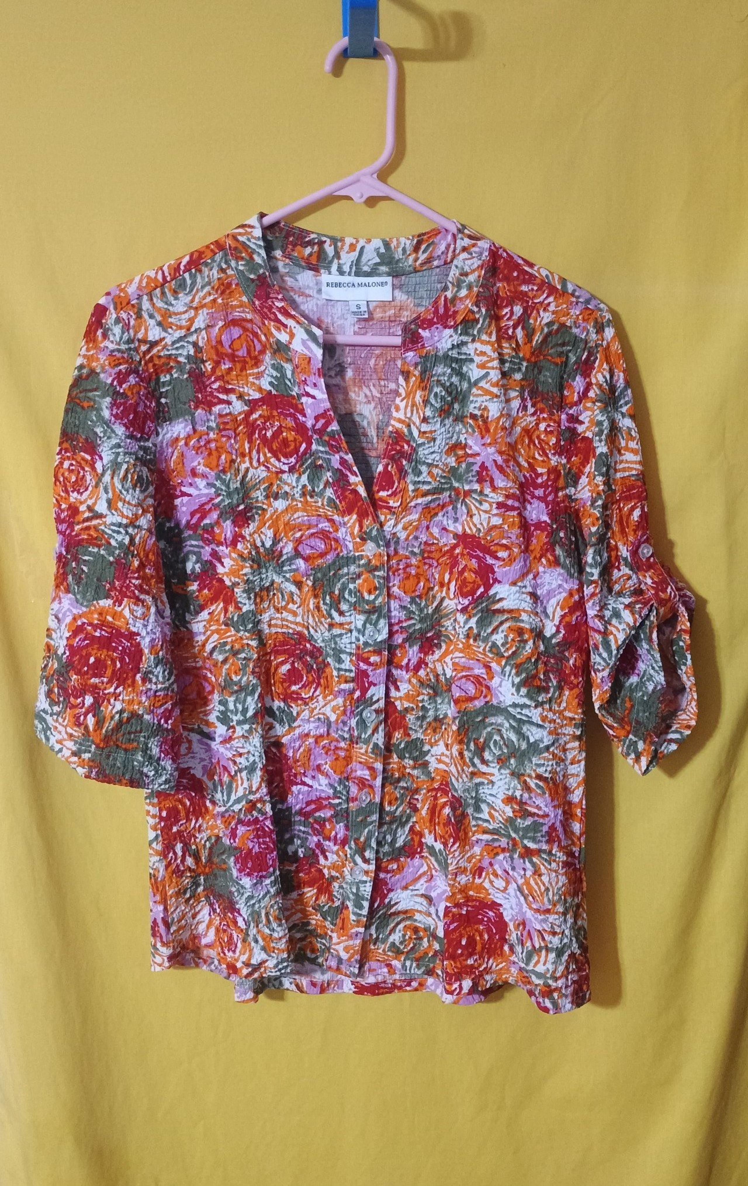 Rebecca Malone small bright colored blouse M2