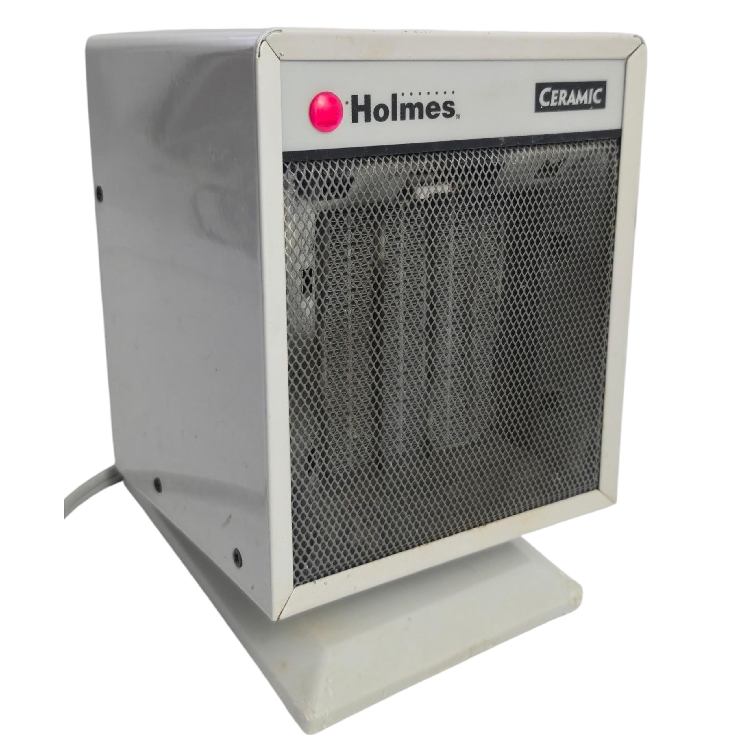 Vintage HOLMES CERAMIC Compact Space Heater 1500 Watts 120VAC Used Tested Works