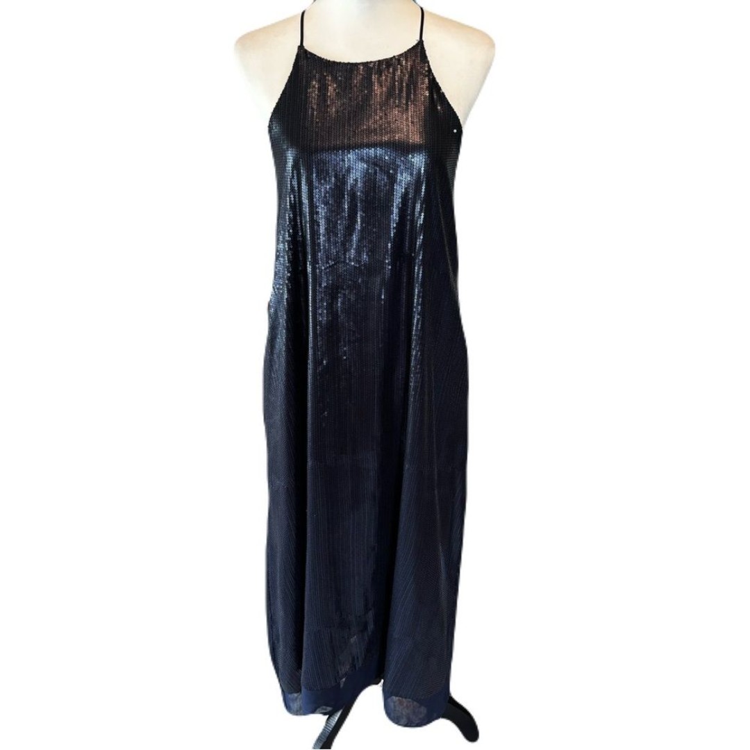 NWT Corey Lynn Calter Navy Sequin Dress | S